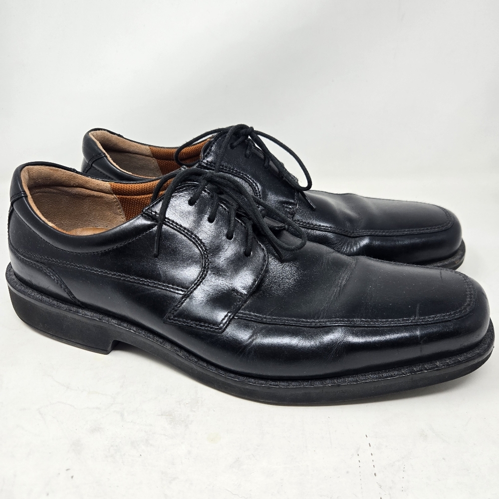 ECCO Seattle Genuine Leather Tie Men's Dress Shoe Size EU 46 | US 12